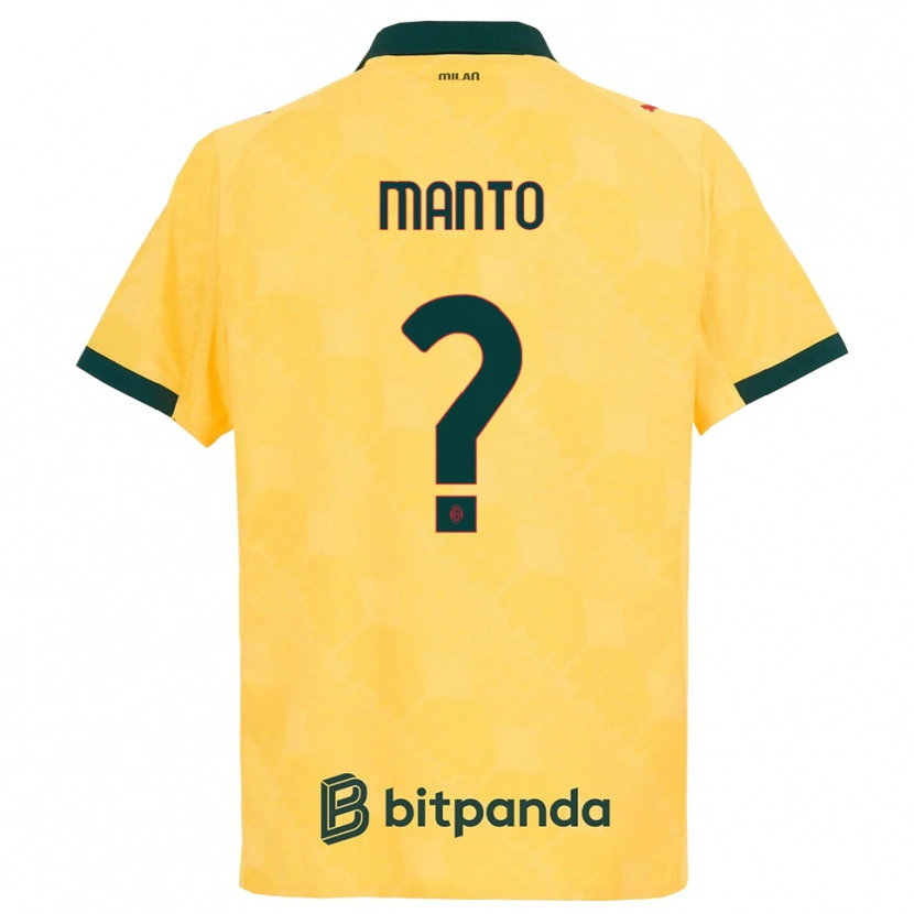 Danxen Damen Gaetano Manto #0 Gelb Schwarz Ausweichtrikot Trikot 2025/26 T-Shirt Österreich