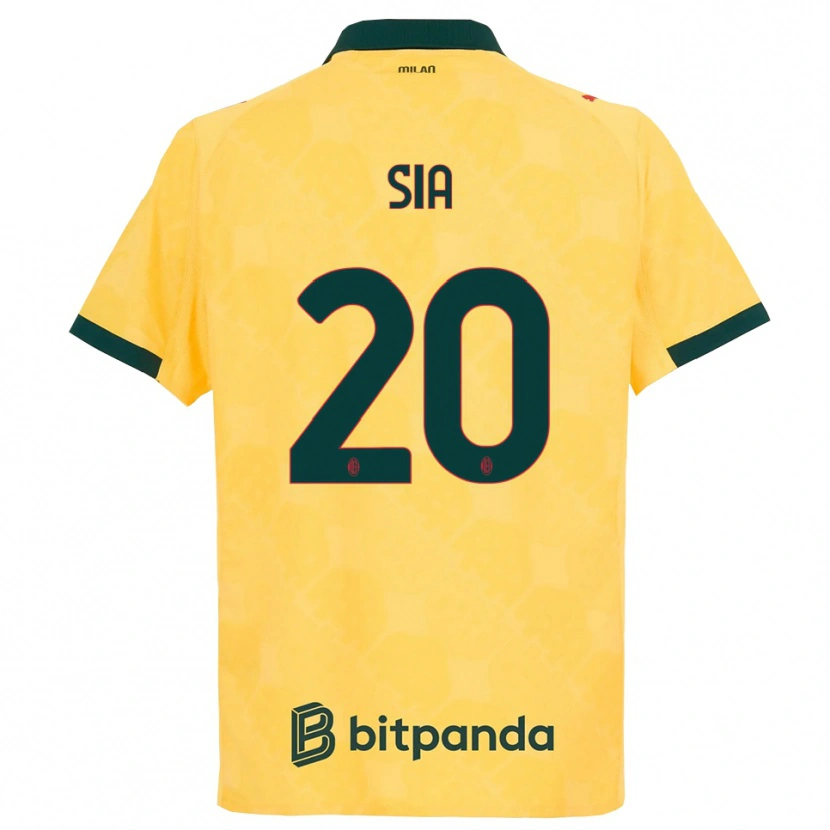 Danxen Damen Diego Sia #20 Gelb Schwarz Ausweichtrikot Trikot 2025/26 T-Shirt Österreich