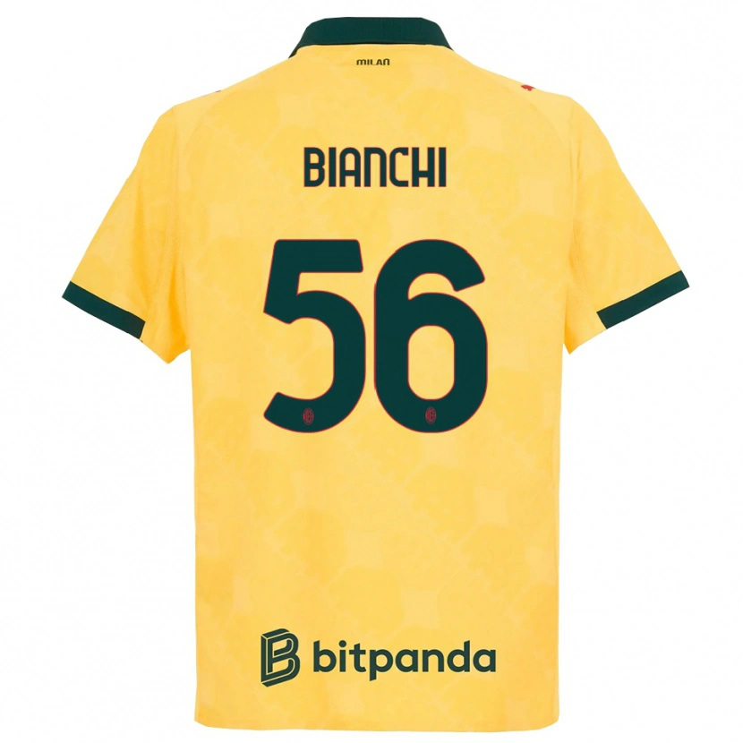 Danxen Damen Alessandro Bianchi #56 Gelb Schwarz Ausweichtrikot Trikot 2025/26 T-Shirt Österreich