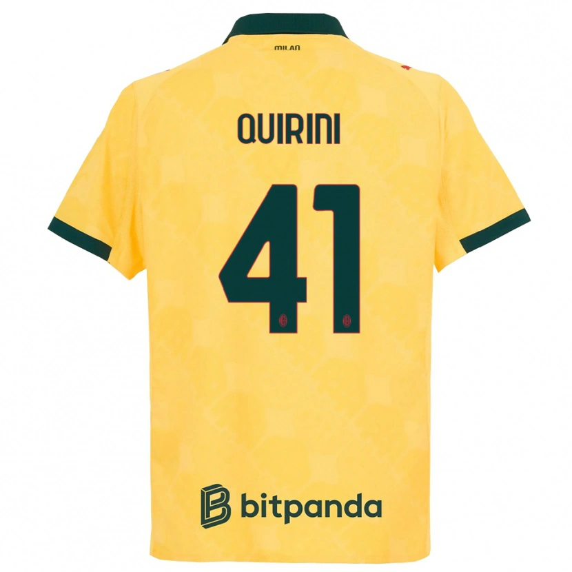 Danxen Damen Ettore Quirini #41 Gelb Schwarz Ausweichtrikot Trikot 2025/26 T-Shirt Österreich
