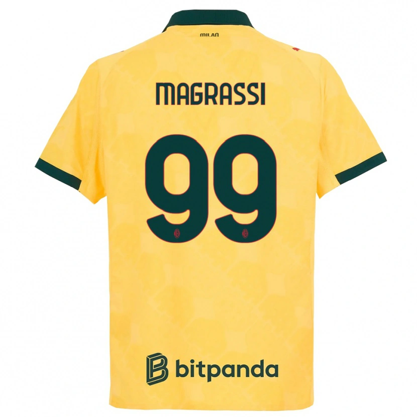 Danxen Damen Andrea Magrassi #99 Gelb Schwarz Ausweichtrikot Trikot 2025/26 T-Shirt Österreich