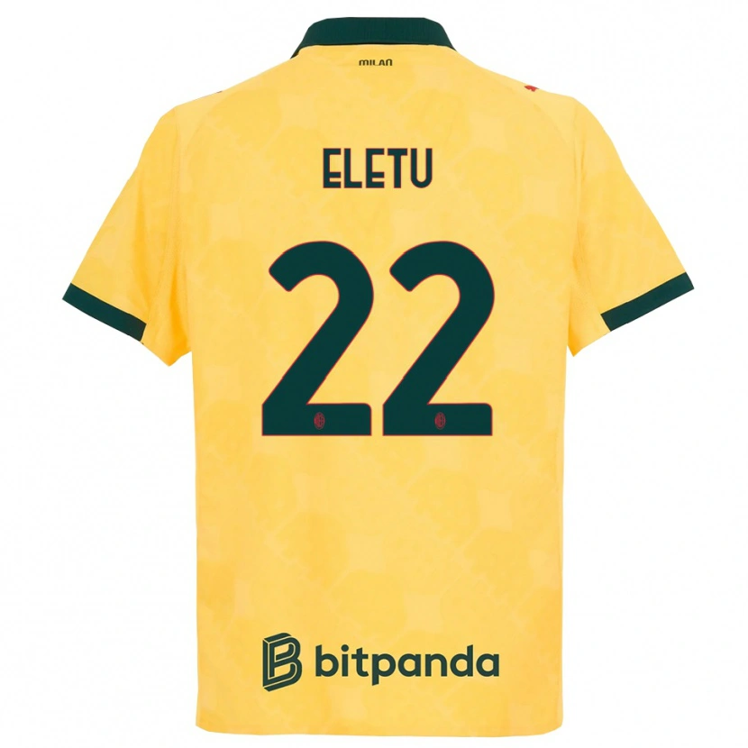 Danxen Damen Victor Eletu #22 Gelb Schwarz Ausweichtrikot Trikot 2025/26 T-Shirt Österreich