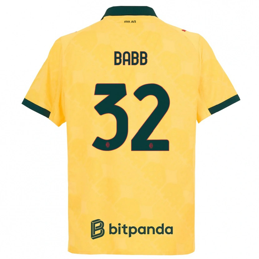 Danxen Damen Selena Delia Babb #32 Gelb Schwarz Ausweichtrikot Trikot 2025/26 T-Shirt Österreich