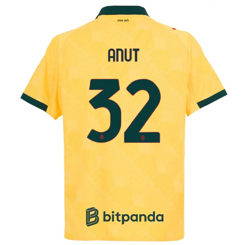Danxen Damen Niccolo Anut #32 Gelb Schwarz Ausweichtrikot Trikot 2025/26 T-Shirt Österreich