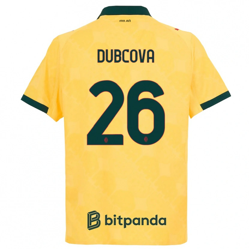 Danxen Damen Michaela Dubcova #26 Gelb Schwarz Ausweichtrikot Trikot 2025/26 T-Shirt Österreich