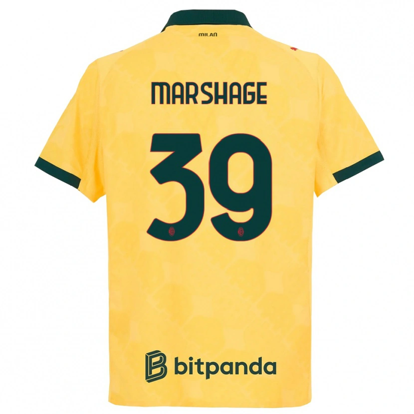 Danxen Damen Wilgot Marshage #39 Gelb Schwarz Ausweichtrikot Trikot 2025/26 T-Shirt Österreich
