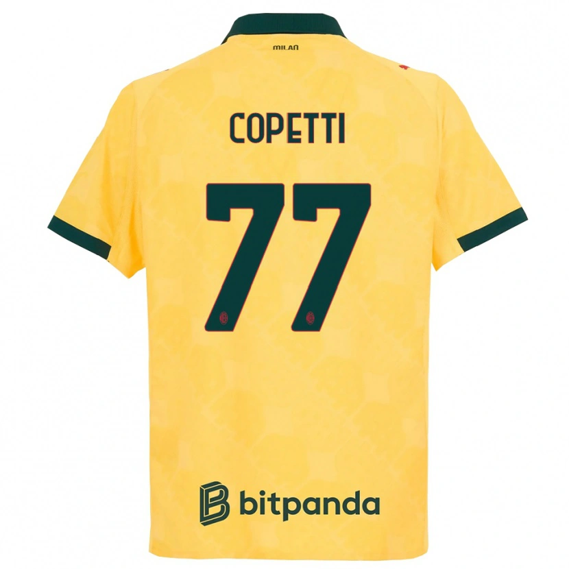 Danxen Damen Matilde Copetti #77 Gelb Schwarz Ausweichtrikot Trikot 2025/26 T-Shirt Österreich