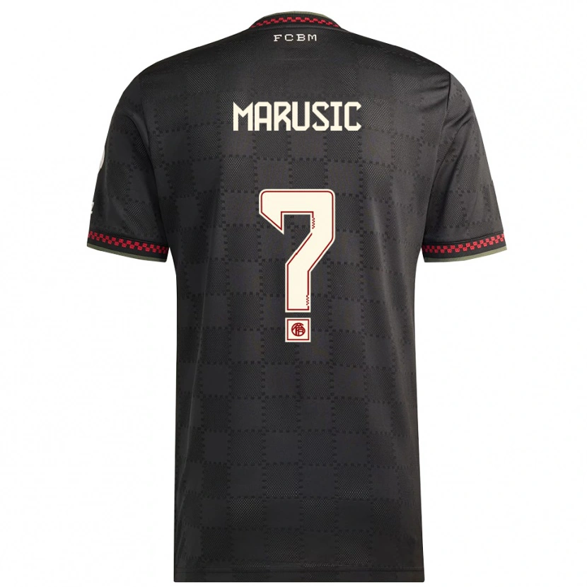 Danxen Damen Gabriel Marusic #0 Schwarz Weiß Ausweichtrikot Trikot 2025/26 T-Shirt Österreich