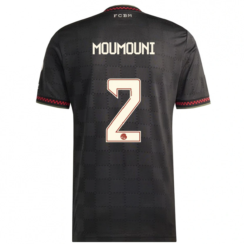 Danxen Damen Rayan Moumouni #2 Schwarz Weiß Ausweichtrikot Trikot 2025/26 T-Shirt Österreich