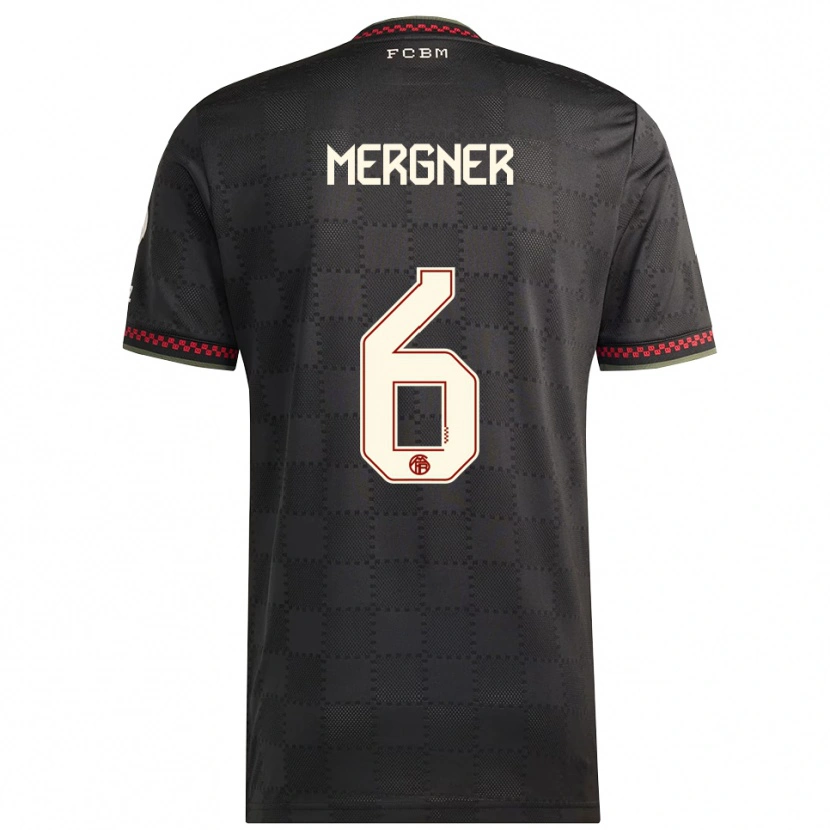 Danxen Damen Max Mergner #6 Schwarz Weiß Ausweichtrikot Trikot 2025/26 T-Shirt Österreich