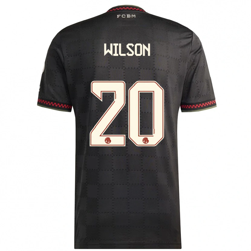 Danxen Damen Oluwaseyi Wilson #20 Schwarz Weiß Ausweichtrikot Trikot 2025/26 T-Shirt Österreich