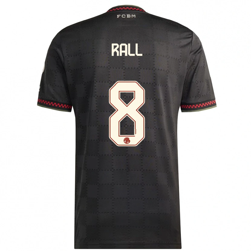 Danxen Damen Maximiliane Rall #8 Schwarz Weiß Ausweichtrikot Trikot 2025/26 T-Shirt Österreich