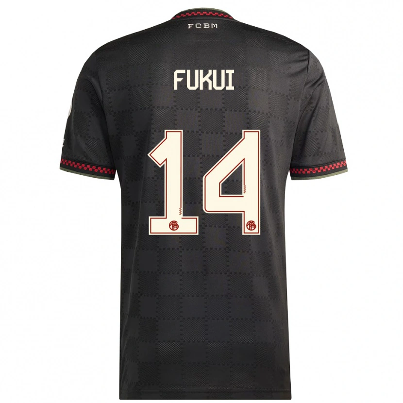 Danxen Damen Taichi Fukui #14 Schwarz Weiß Ausweichtrikot Trikot 2025/26 T-Shirt Österreich