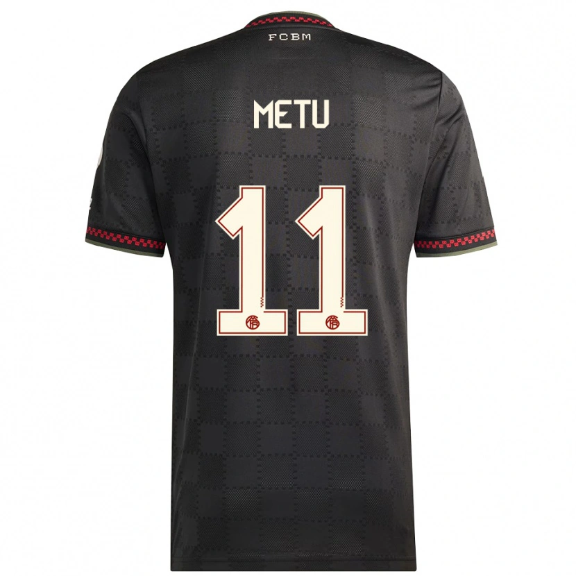 Danxen Damen Emilian Metu #11 Schwarz Weiß Ausweichtrikot Trikot 2025/26 T-Shirt Österreich