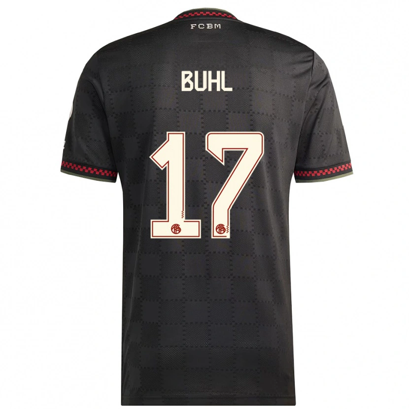 Danxen Damen Klara Buhl #17 Schwarz Weiß Ausweichtrikot Trikot 2025/26 T-Shirt Österreich