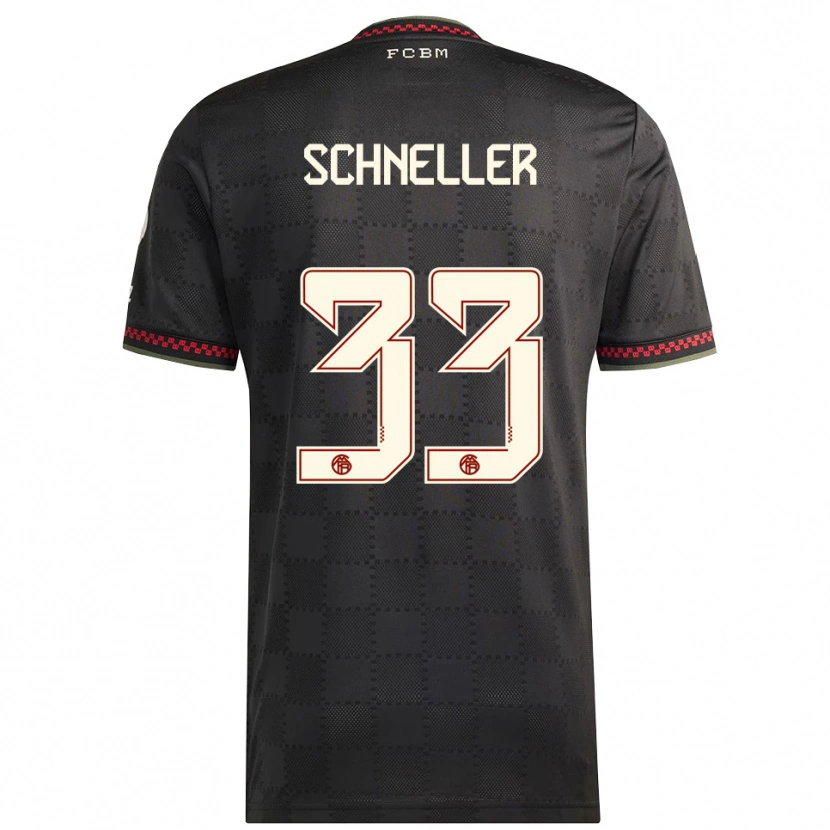 Danxen Damen Lukas Schneller #33 Schwarz Weiß Ausweichtrikot Trikot 2025/26 T-Shirt Österreich