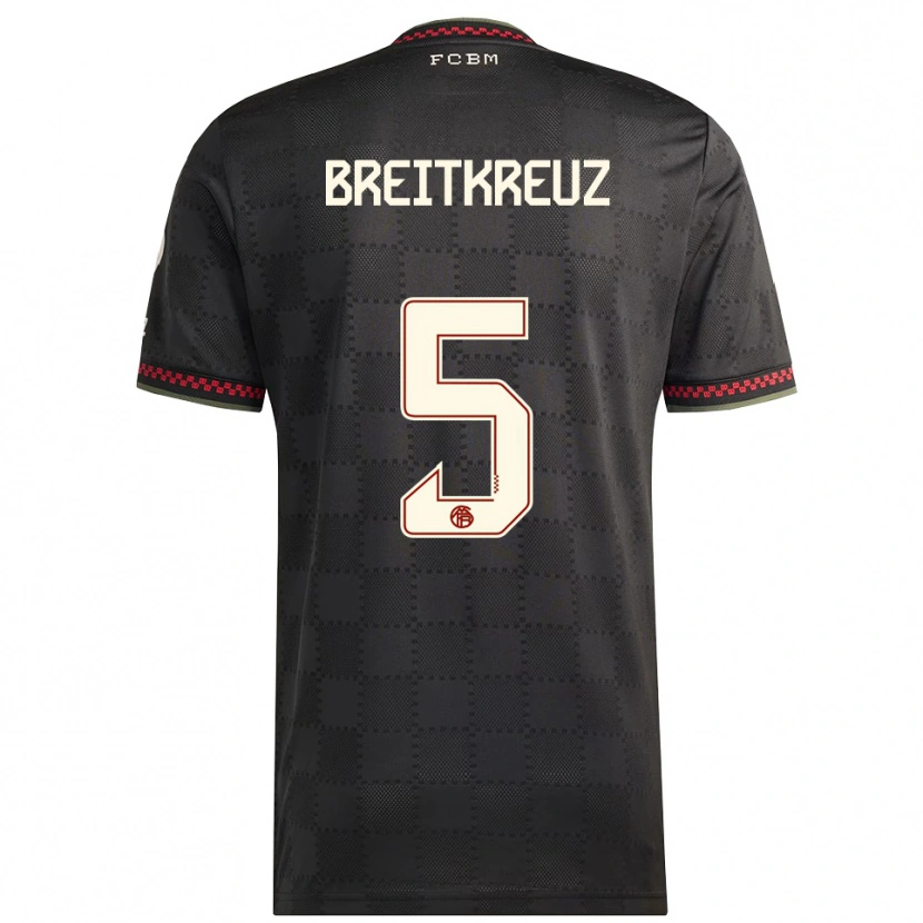 Danxen Damen Steve Breitkreuz #5 Schwarz Weiß Ausweichtrikot Trikot 2025/26 T-Shirt Österreich