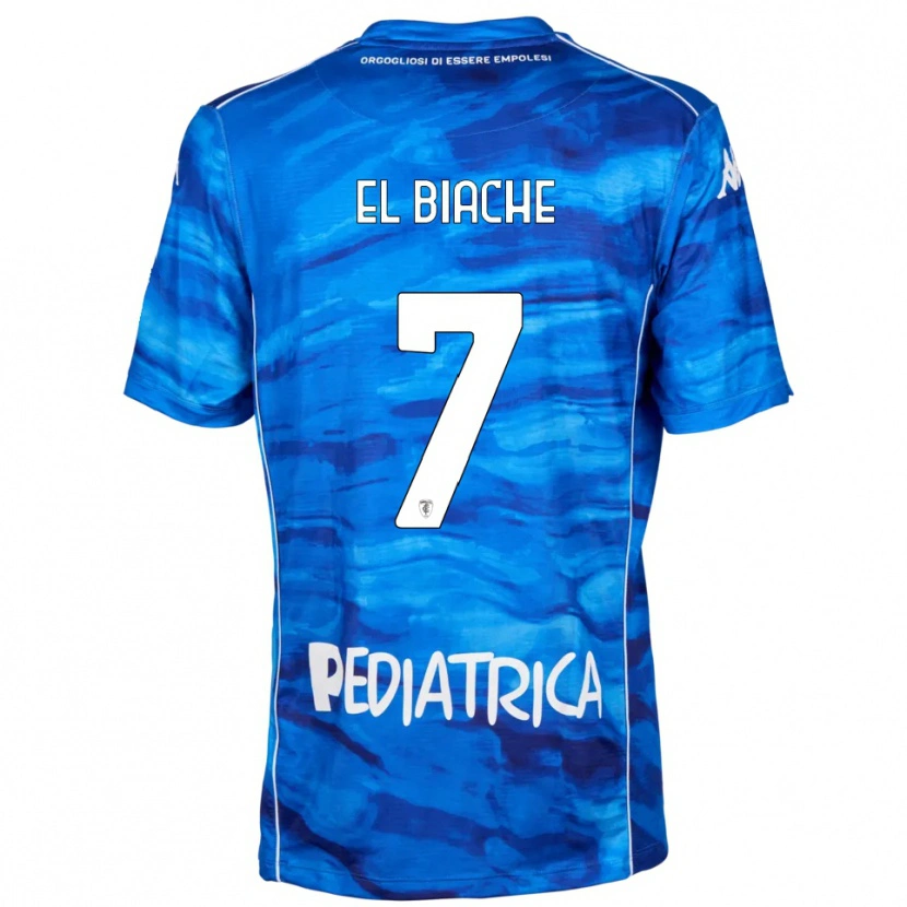 Danxen Kinder Noah El Biache #7 Blau Weiß Heimtrikot Trikot 2025/26 T-Shirt Österreich