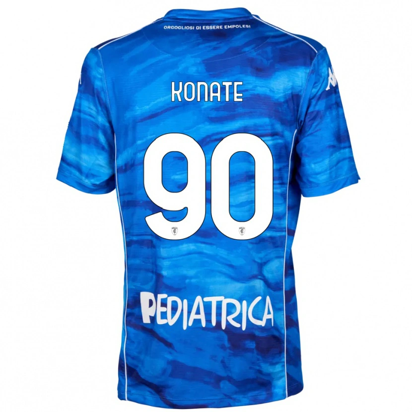 Danxen Kinder Ismaël Konaté #90 Blau Weiß Heimtrikot Trikot 2025/26 T-Shirt Österreich
