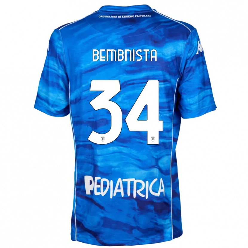 Danxen Kinder Dawid Bembnista #34 Blau Weiß Heimtrikot Trikot 2025/26 T-Shirt Österreich