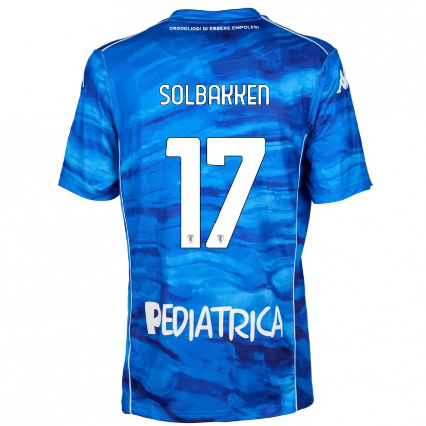Danxen Kinder Ola Solbakken #17 Blau Weiß Heimtrikot Trikot 2025/26 T-Shirt Österreich