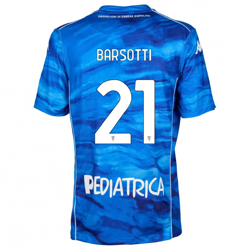 Danxen Kinder Leonardo Barsotti #21 Blau Weiß Heimtrikot Trikot 2025/26 T-Shirt Österreich