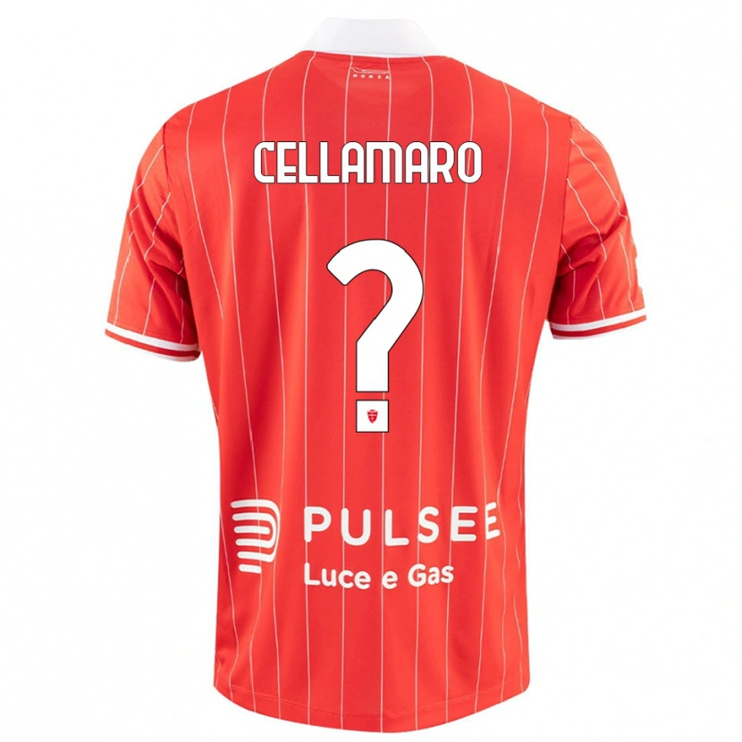 Danxen Kinder Simone Cellamaro #0 Rot Weiß Heimtrikot Trikot 2025/26 T-Shirt Österreich