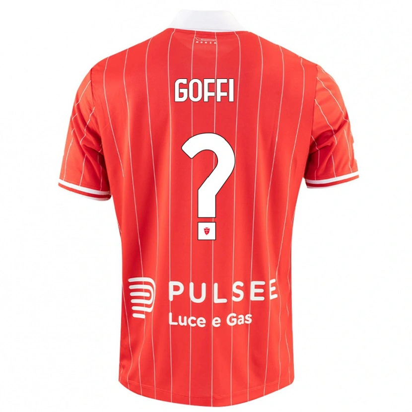 Danxen Kinder Tommaso Goffi #0 Rot Weiß Heimtrikot Trikot 2025/26 T-Shirt Österreich
