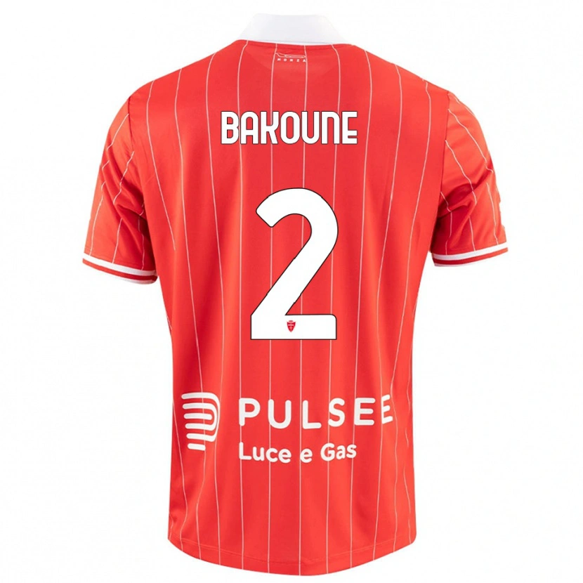 Danxen Kinder Adam Bakoune #2 Rot Weiß Heimtrikot Trikot 2025/26 T-Shirt Österreich