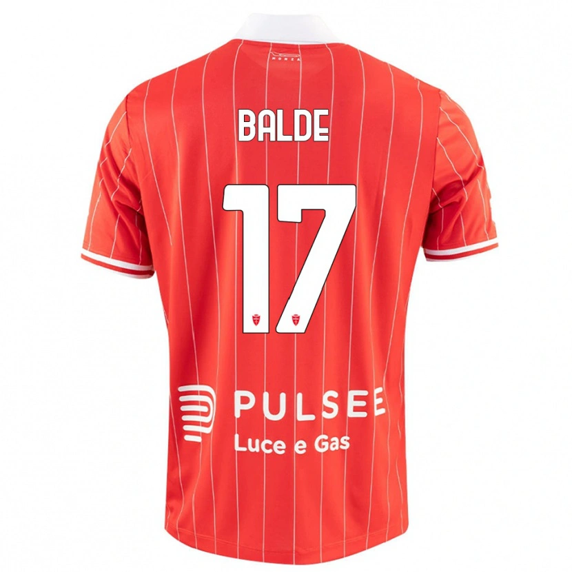 Danxen Kinder Keita Baldé #17 Rot Weiß Heimtrikot Trikot 2025/26 T-Shirt Österreich