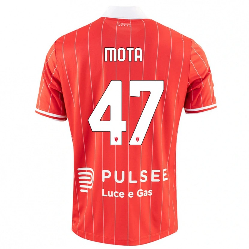 Danxen Kinder Dany Mota #47 Rot Weiß Heimtrikot Trikot 2025/26 T-Shirt Österreich