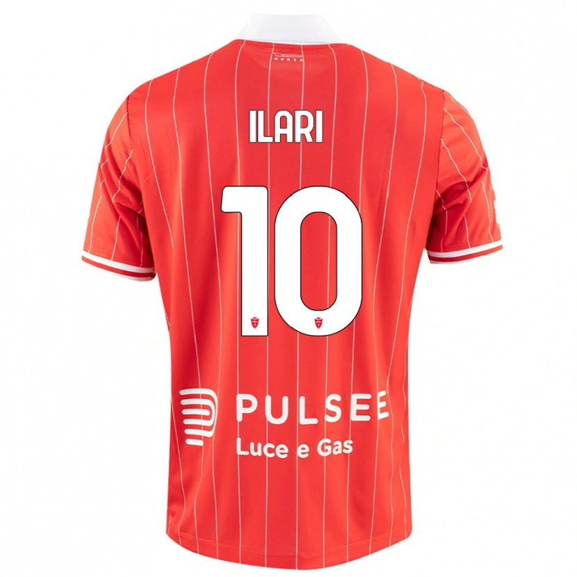 Danxen Kinder Mario Ilari #10 Rot Weiß Heimtrikot Trikot 2025/26 T-Shirt Österreich