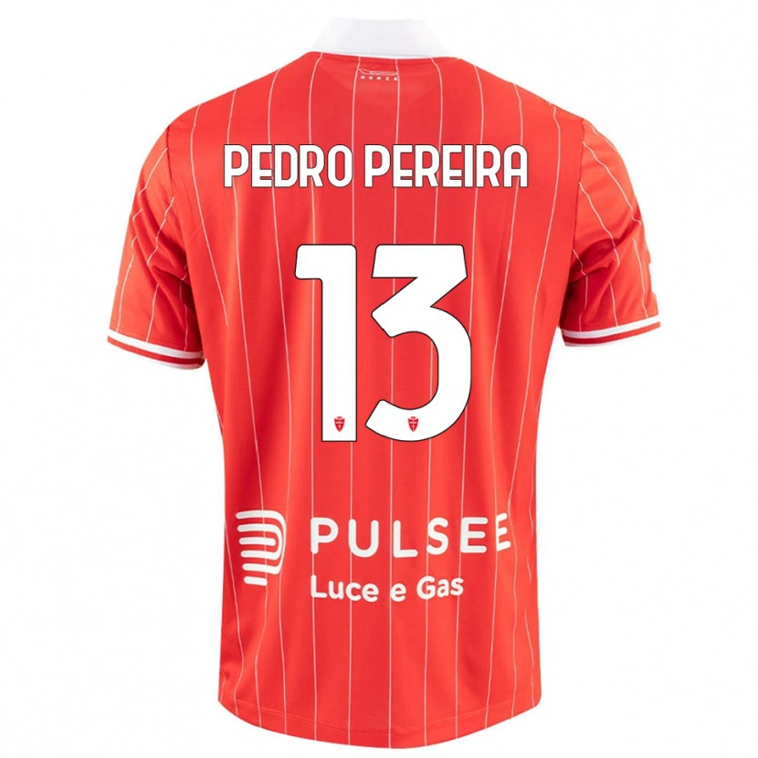 Danxen Kinder Pedro Pereira #13 Rot Weiß Heimtrikot Trikot 2025/26 T-Shirt Österreich