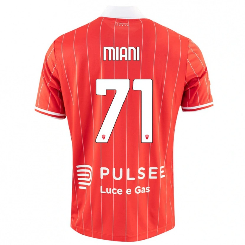 Danxen Kinder Arthur Miani #71 Rot Weiß Heimtrikot Trikot 2025/26 T-Shirt Österreich