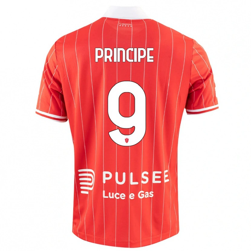 Danxen Kinder Tommaso Principe #9 Rot Weiß Heimtrikot Trikot 2025/26 T-Shirt Österreich