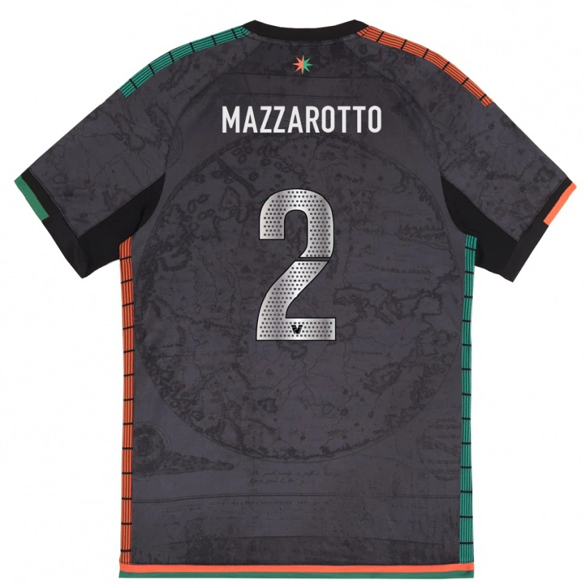 Danxen Kinder Jacopo Mazzarotto #2 Dunkelgrau Heimtrikot Trikot 2025/26 T-Shirt Österreich