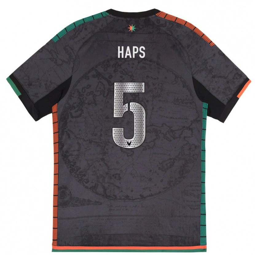 Danxen Kinder Ridgeciano Haps #5 Dunkelgrau Heimtrikot Trikot 2025/26 T-Shirt Österreich