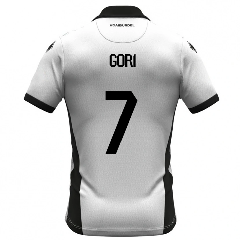 Danxen Kinder Samuele Gori #7 Weiß Schwarz Orange Heimtrikot Trikot 2025/26 T-Shirt Österreich