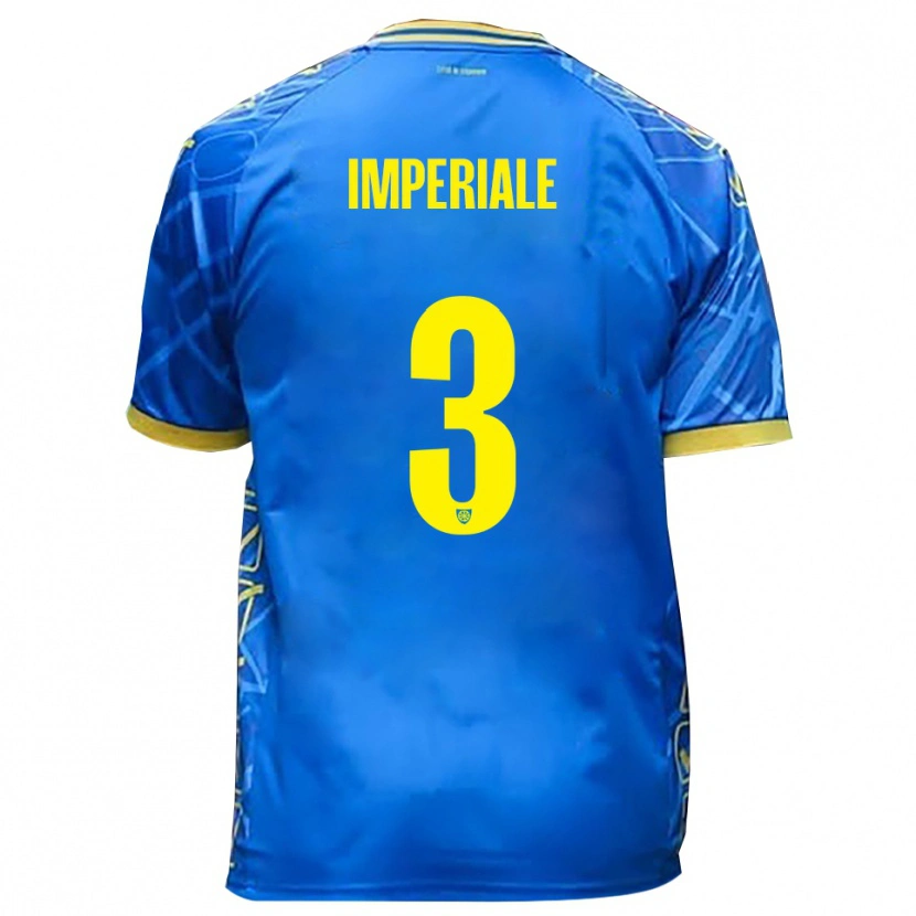 Danxen Kinder Marco Imperiale #3 Himmelblau Gelb Heimtrikot Trikot 2025/26 T-Shirt Österreich