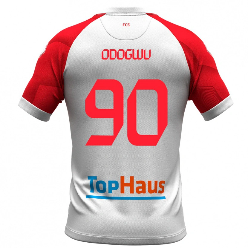 Danxen Kinder Raphael Odogwu #90 Weiß Rot Heimtrikot Trikot 2025/26 T-Shirt Österreich