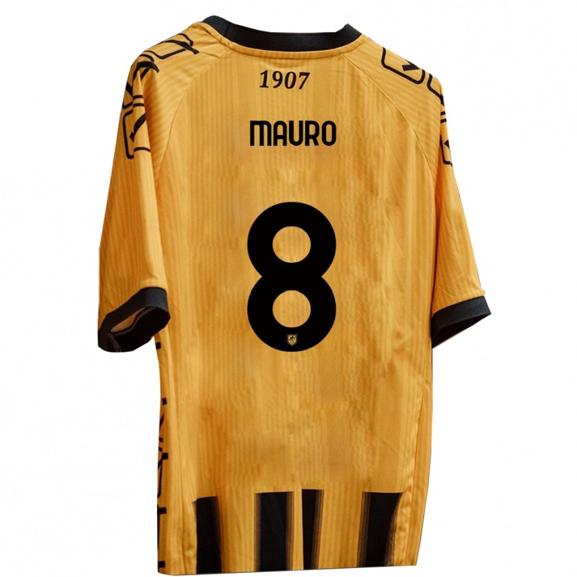 Danxen Kinder Antonio Mauro #8 Gelb Schwarz Heimtrikot Trikot 2025/26 T-Shirt Österreich