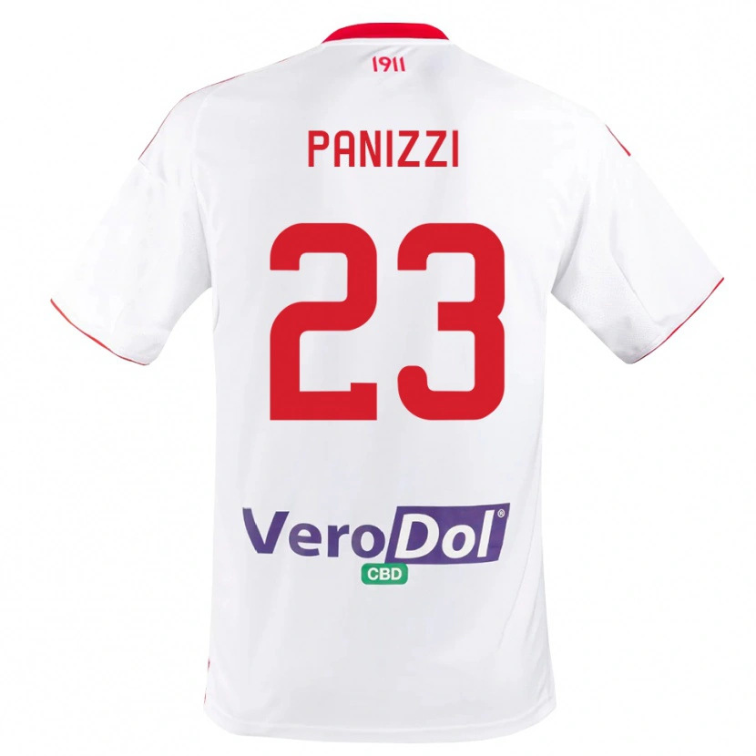 Danxen Kinder Erik Panizzi #23 Weiß Rot Heimtrikot Trikot 2025/26 T-Shirt Österreich