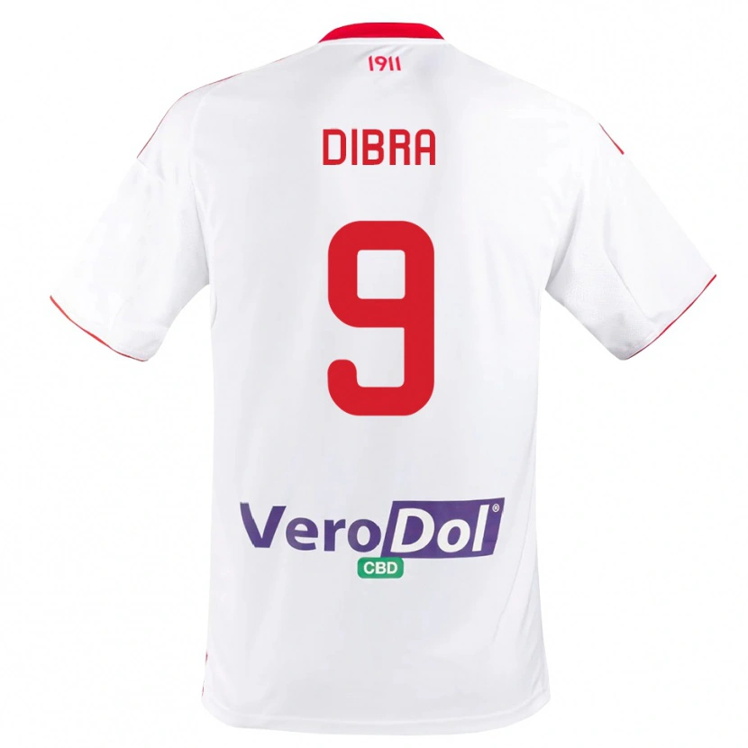 Danxen Kinder Francesco Dibra #9 Weiß Rot Heimtrikot Trikot 2025/26 T-Shirt Österreich
