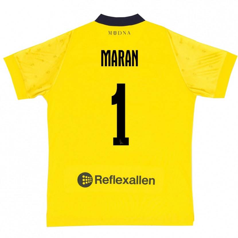 Danxen Kinder Andrea Maran #1 Gelb Marineblau Heimtrikot Trikot 2025/26 T-Shirt Österreich