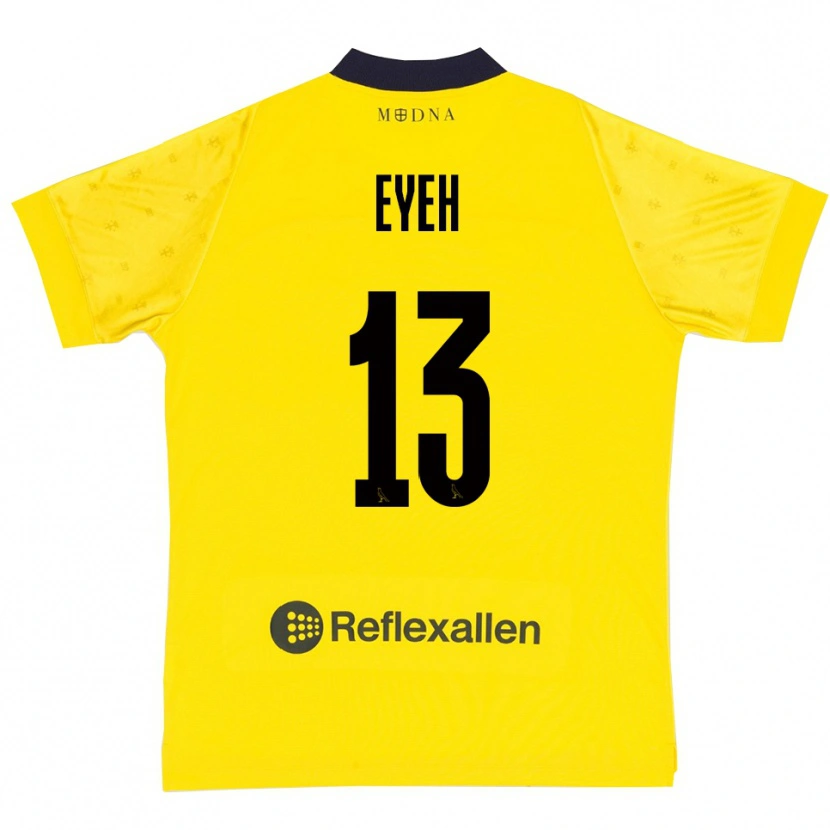 Danxen Kinder Nicholas Eyeh #13 Gelb Marineblau Heimtrikot Trikot 2025/26 T-Shirt Österreich