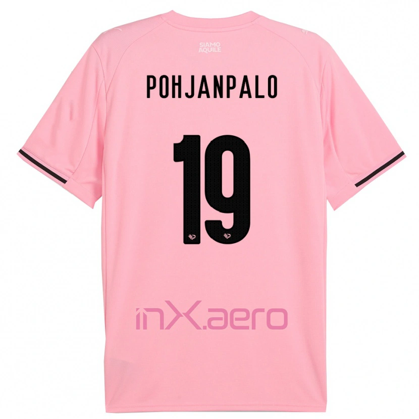 Danxen Kinder Joel Pohjanpalo #19 Pink Schwarz Heimtrikot Trikot 2025/26 T-Shirt Österreich