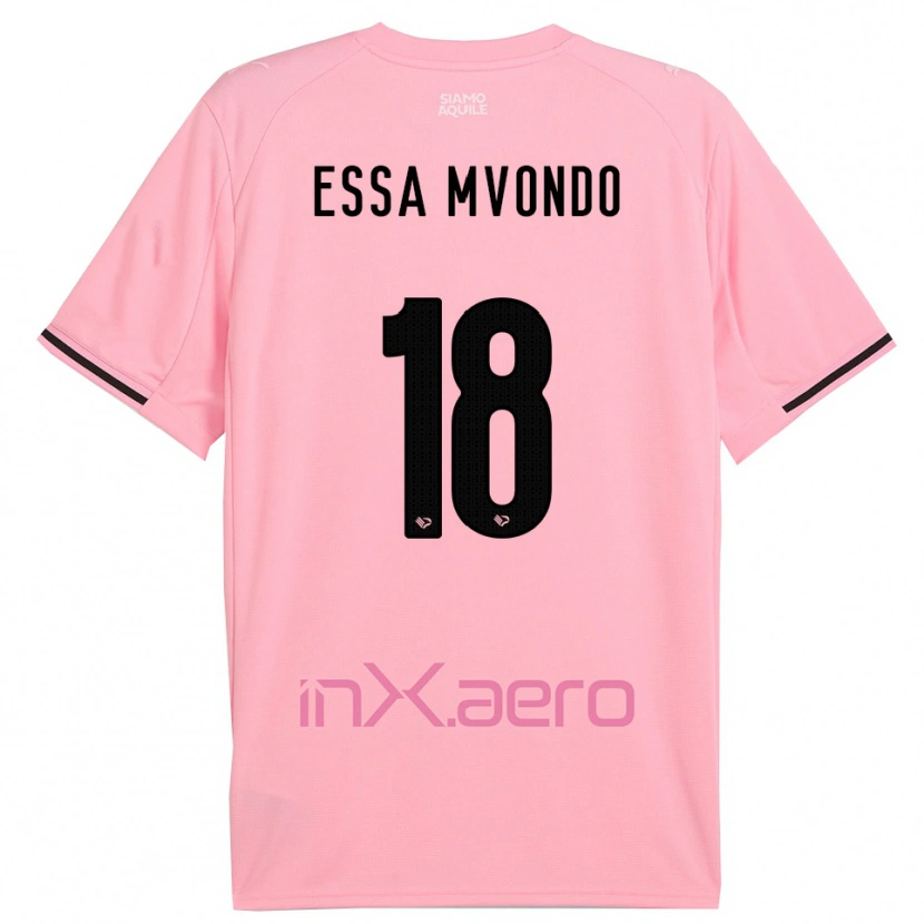 Danxen Kinder Troy Evans Essa Mvondo #18 Pink Schwarz Heimtrikot Trikot 2025/26 T-Shirt Österreich