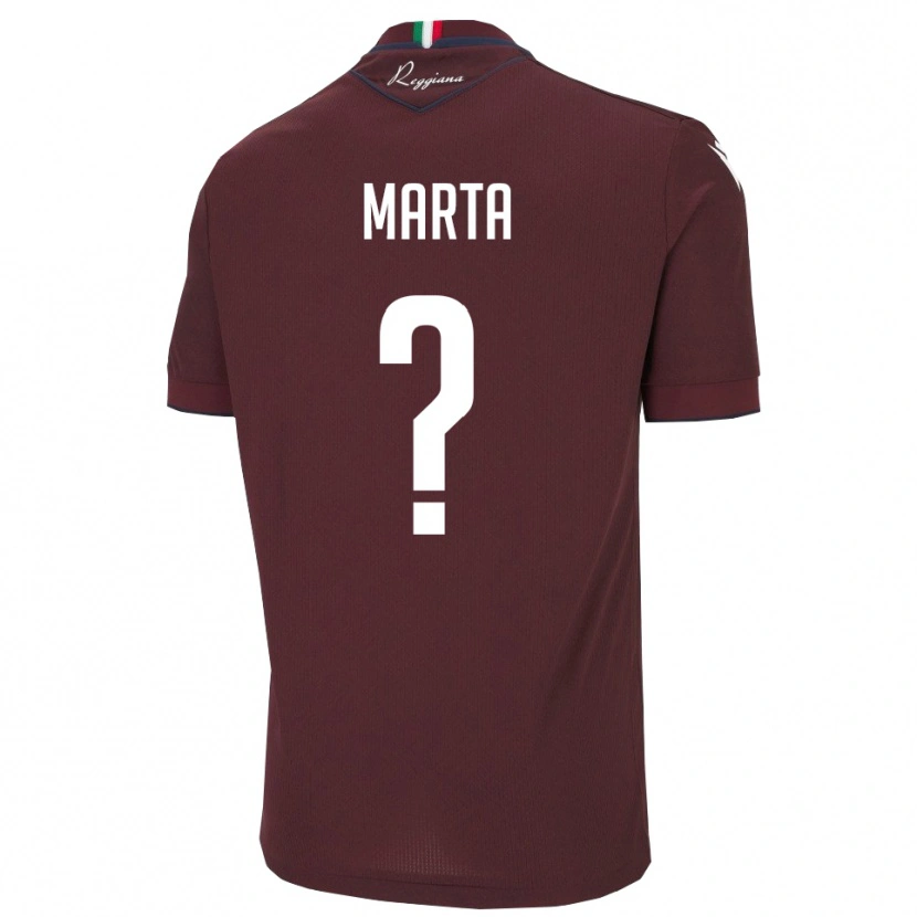 Danxen Kinder Baccanti Marta #0 Burgund Weiß Heimtrikot Trikot 2025/26 T-Shirt Österreich