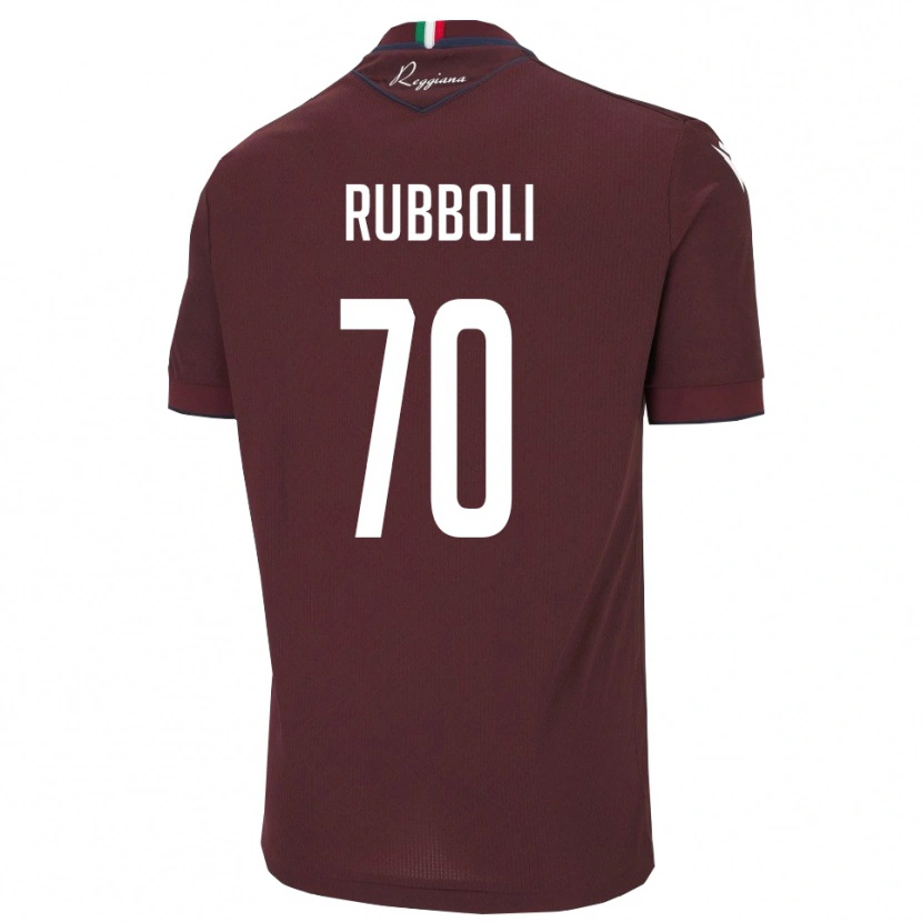 Danxen Kinder Lorenzo Rubboli #70 Burgund Weiß Heimtrikot Trikot 2025/26 T-Shirt Österreich