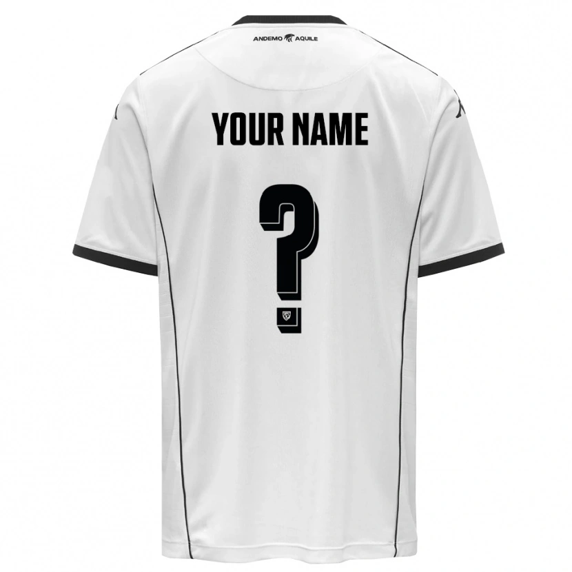 Danxen Kinder Ihren Namen #0 Weiß Schwarz Heimtrikot Trikot 2025/26 T-Shirt Österreich